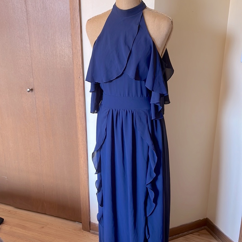TFNC High Neck Maxi Gown/Bridesmaid Dress